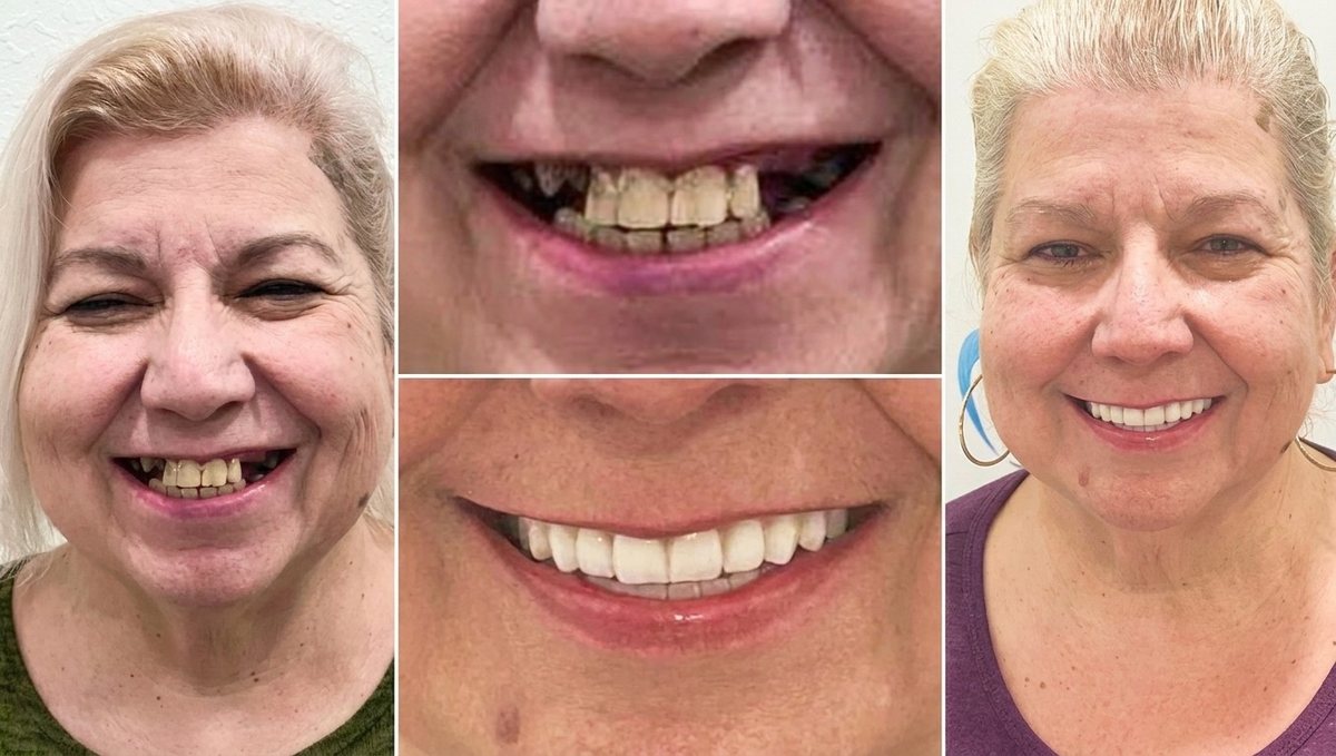 Antes y después: una paciente vuelve a sonreír con implantes dentales